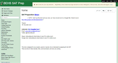 Desktop Screenshot of behssatprep.wikispaces.com