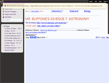 Tablet Screenshot of buffonescience7.wikispaces.com