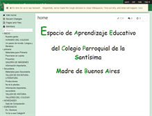 Tablet Screenshot of colegiocatedral06.wikispaces.com