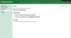 Desktop Screenshot of boteroteacher.wikispaces.com