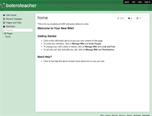 Tablet Screenshot of boteroteacher.wikispaces.com
