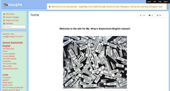 Desktop Screenshot of losophs.wikispaces.com