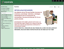 Tablet Screenshot of cepalcala.wikispaces.com