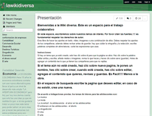 Tablet Screenshot of lawikidiversa.wikispaces.com