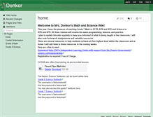 Tablet Screenshot of donkor.wikispaces.com