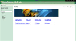 Desktop Screenshot of lionsreading-4thgrade.wikispaces.com
