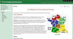 Desktop Screenshot of frenchregionsandcuisine.wikispaces.com