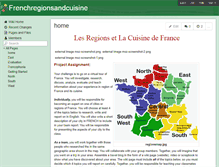 Tablet Screenshot of frenchregionsandcuisine.wikispaces.com