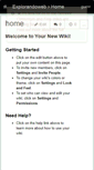 Mobile Screenshot of explorandoweb.wikispaces.com
