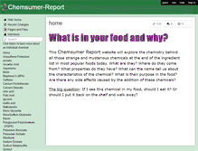 Tablet Screenshot of chemsumer-report.wikispaces.com