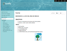 Tablet Screenshot of lucelly.wikispaces.com