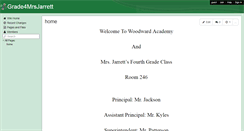 Desktop Screenshot of grade4mrsjarrett.wikispaces.com