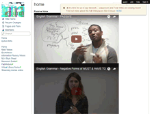 Tablet Screenshot of grammarvideos.wikispaces.com