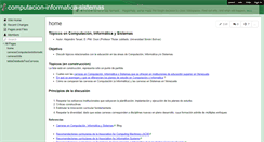 Desktop Screenshot of computacion-informatica-sistemas.wikispaces.com