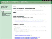 Tablet Screenshot of computacion-informatica-sistemas.wikispaces.com