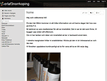 Tablet Screenshot of erlaf3norrkoping.wikispaces.com
