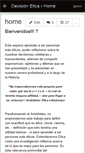Mobile Screenshot of decision-etica.wikispaces.com
