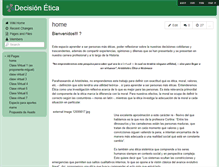 Tablet Screenshot of decision-etica.wikispaces.com