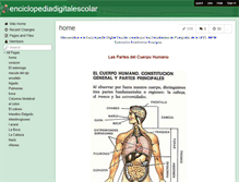 Tablet Screenshot of enciclopediadigitalescolar.wikispaces.com