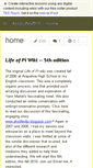 Mobile Screenshot of ahslifeofpi5.wikispaces.com