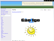 Tablet Screenshot of e2gaeilge.wikispaces.com