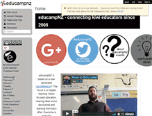 Tablet Screenshot of educampnz.wikispaces.com