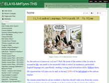 Tablet Screenshot of ela10-mrflynn-ths.wikispaces.com