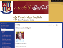 Tablet Screenshot of etools4english.wikispaces.com