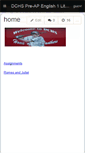 Mobile Screenshot of dchsenglish1-2.wikispaces.com