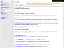 Tablet Screenshot of gcstechteams.wikispaces.com