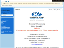 Tablet Screenshot of aplusokcommondocs.wikispaces.com