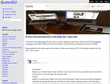 Tablet Screenshot of etec602.wikispaces.com