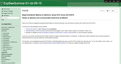 Desktop Screenshot of expbasquimica-g1-zb-09-10.wikispaces.com