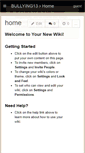 Mobile Screenshot of bullying13.wikispaces.com