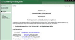 Desktop Screenshot of eettbridgesidebyside.wikispaces.com