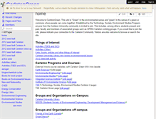 Tablet Screenshot of carletongreen.wikispaces.com