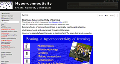 Desktop Screenshot of hyperconnectivity.wikispaces.com