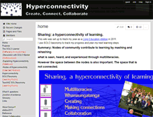 Tablet Screenshot of hyperconnectivity.wikispaces.com