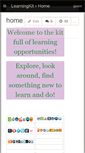 Mobile Screenshot of learningkit.wikispaces.com