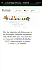 Mobile Screenshot of kinardspanish2.wikispaces.com