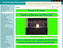 Tablet Screenshot of holocaustandgenocidestudies.wikispaces.com