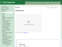 Tablet Screenshot of inspiringnotes.wikispaces.com