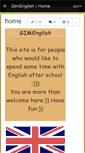 Mobile Screenshot of gimenglish.wikispaces.com