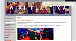 Desktop Screenshot of educacionplasticayvisual.wikispaces.com