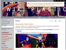 Tablet Screenshot of educacionplasticayvisual.wikispaces.com