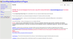 Desktop Screenshot of coonrapidsbayardalumnipages.wikispaces.com
