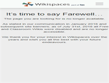 Tablet Screenshot of mrsmillerata.wikispaces.com