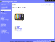 Tablet Screenshot of learning-with-marta.wikispaces.com