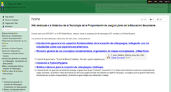 Desktop Screenshot of juegos-libres-en-la-eso.wikispaces.com