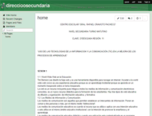 Tablet Screenshot of direccioosecundaria.wikispaces.com